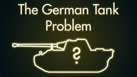 Math; Statistics and Probability; Statistics and Probability questions and answers; German Tank Problem Background In wartime, a key goal of military intelligence is to determine the. . The german tank problem answers